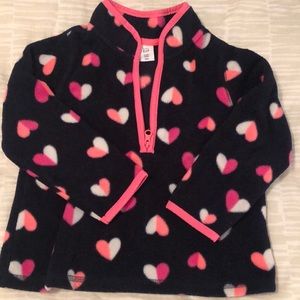 Baby Gap half zip fleece sweatshirt